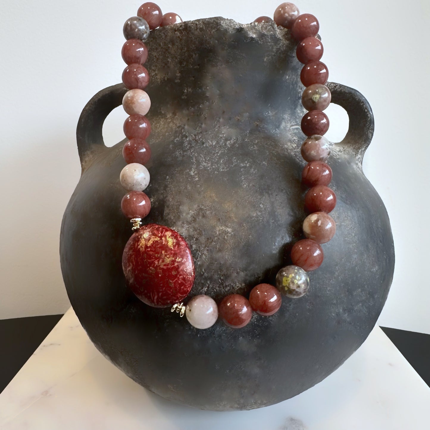 Collar Zayra - Rosado