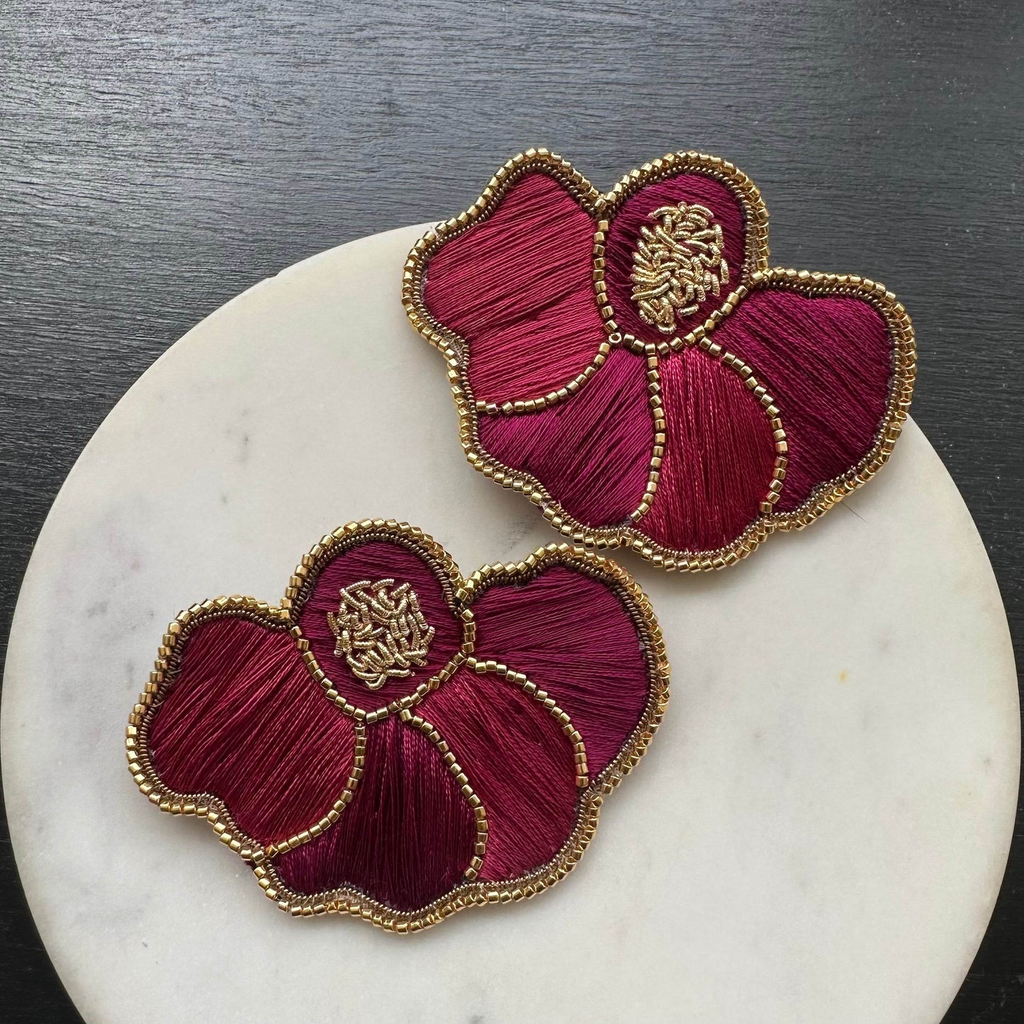 Pre-Entrega Aro XL Vannes - 100% Bordado a Mano - MP JOYAS