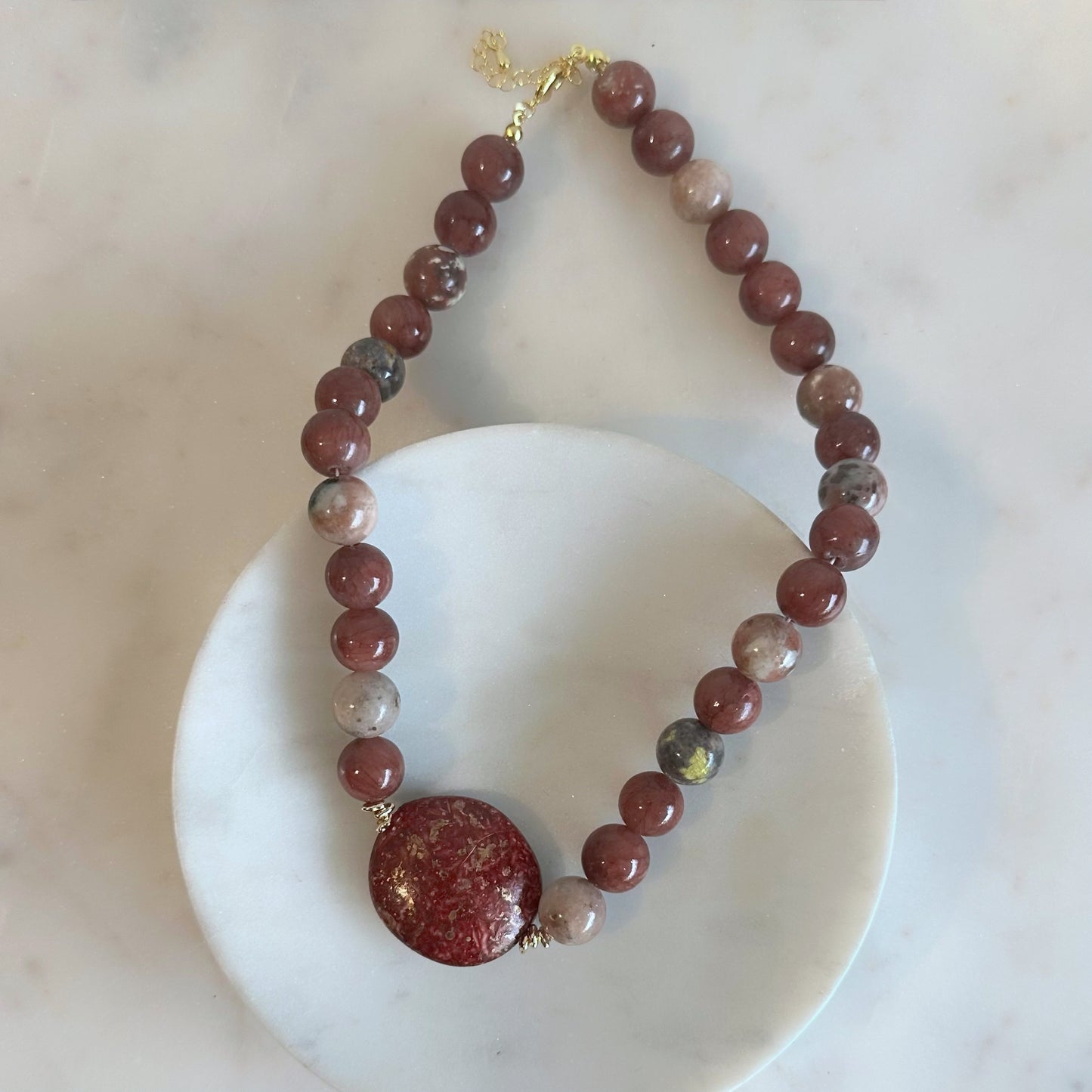 Collar Zayra - Rosado