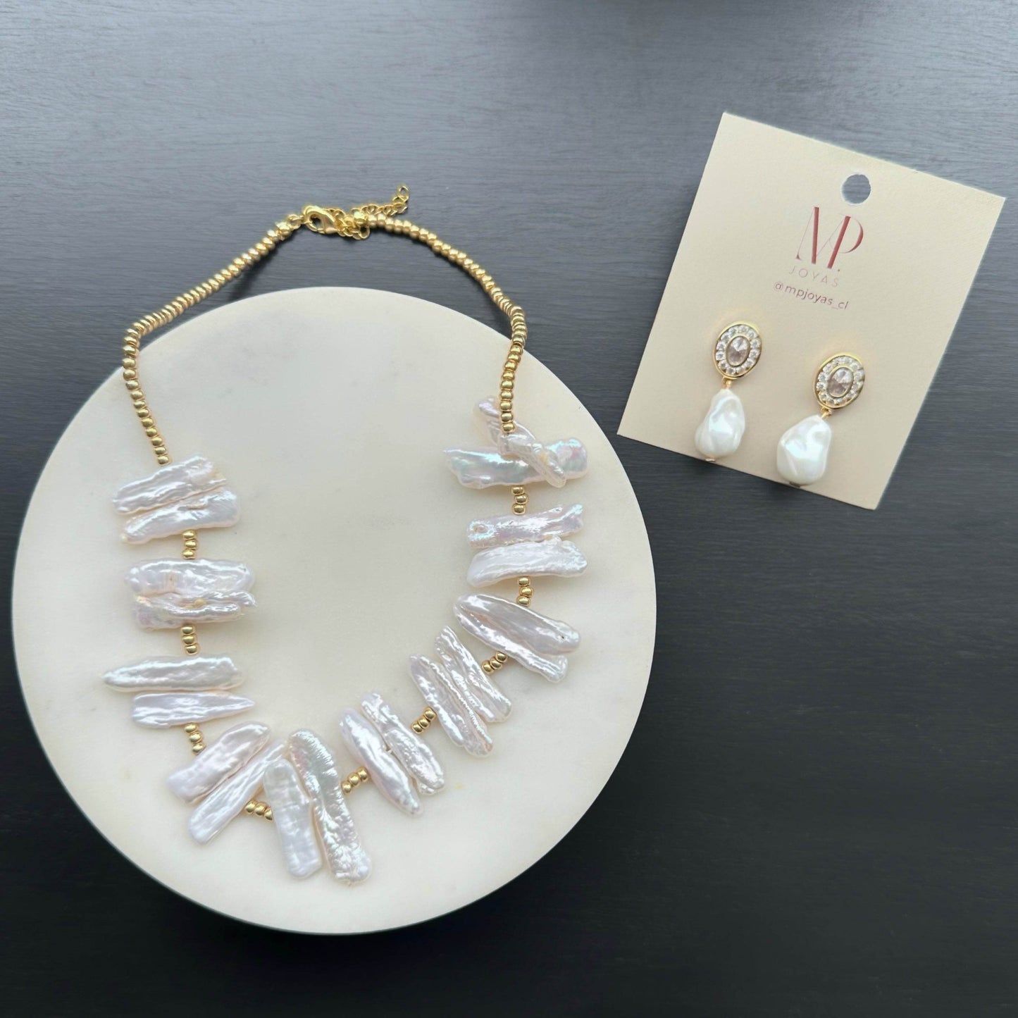 Collar Perlas 01 - MP JOYAS