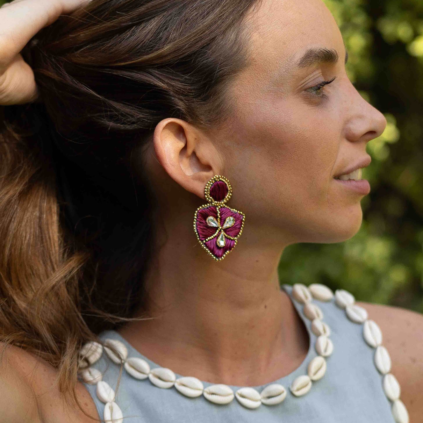Aro Maya - Bordado 100% a mano - MP JOYAS