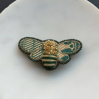 Prendedor Bordado - Abeja 04