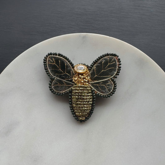 Prendedor Bordado - Abeja 07