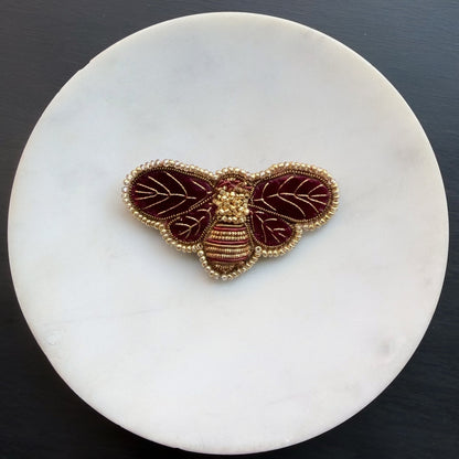 Prendedor Bordado - Abeja 01