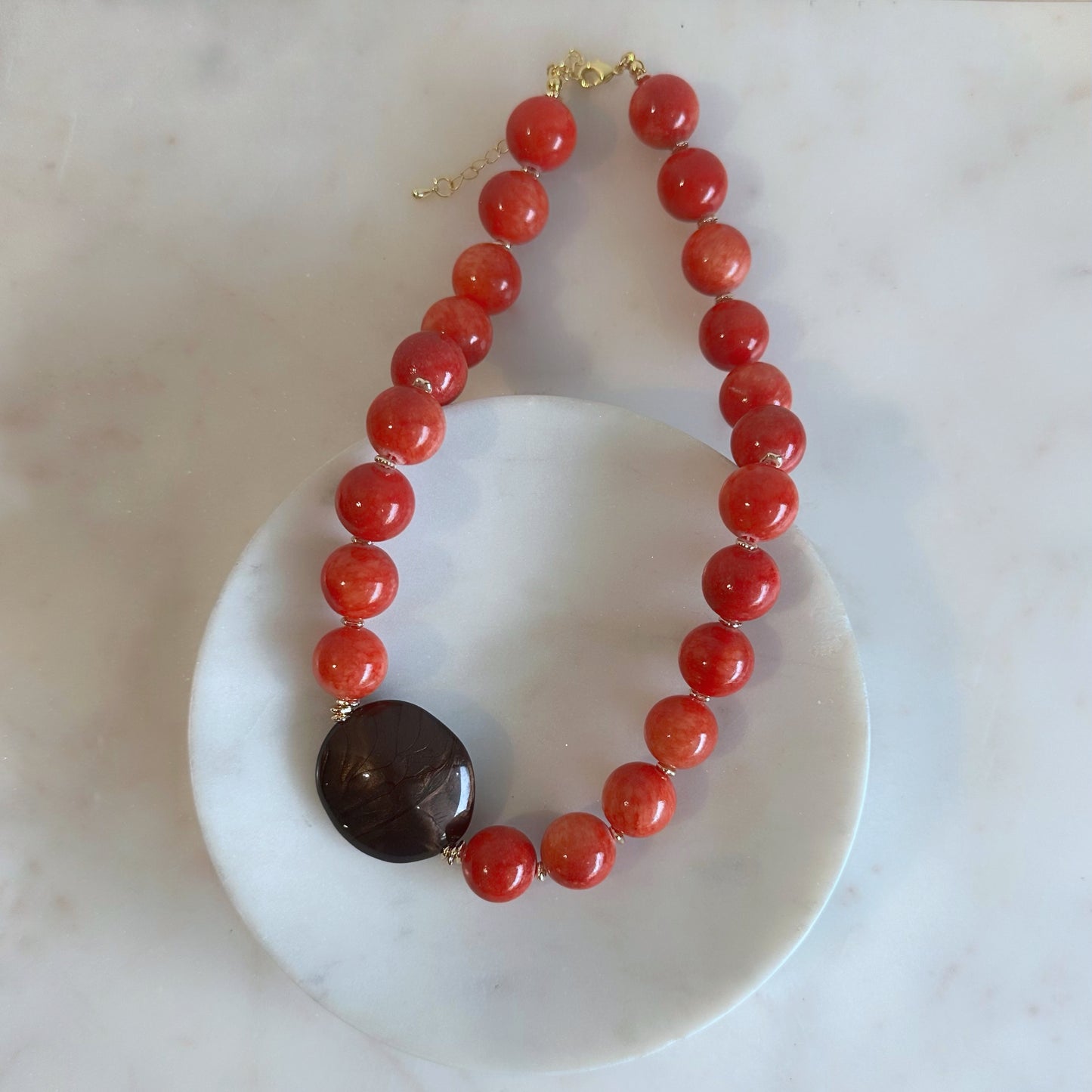 Collar Zayra - Naranjo