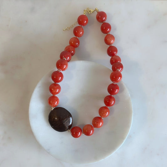 Collar Zayra - Naranjo