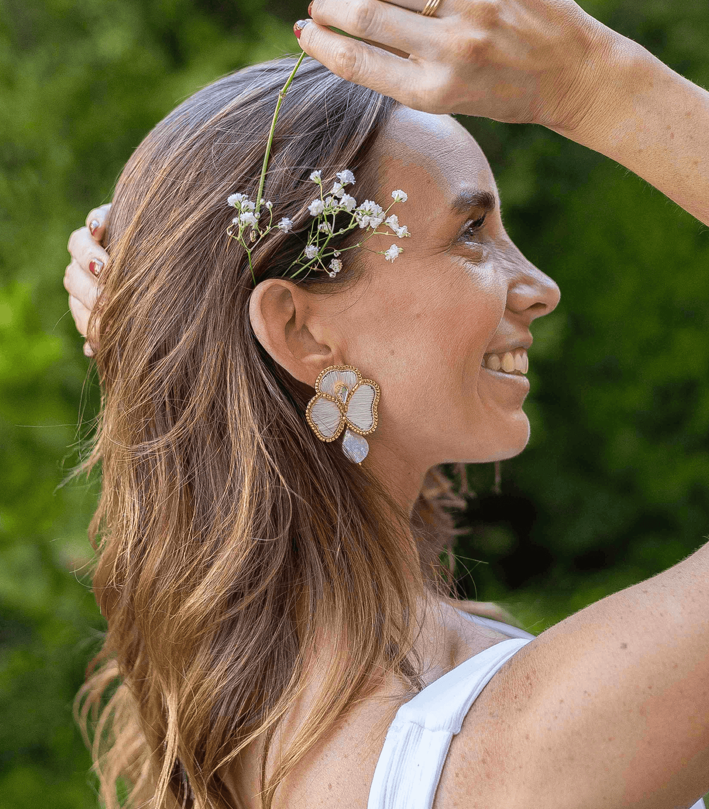 Pre-Entrega Aro Amalfi - Bordado 100% a mano - MP JOYAS