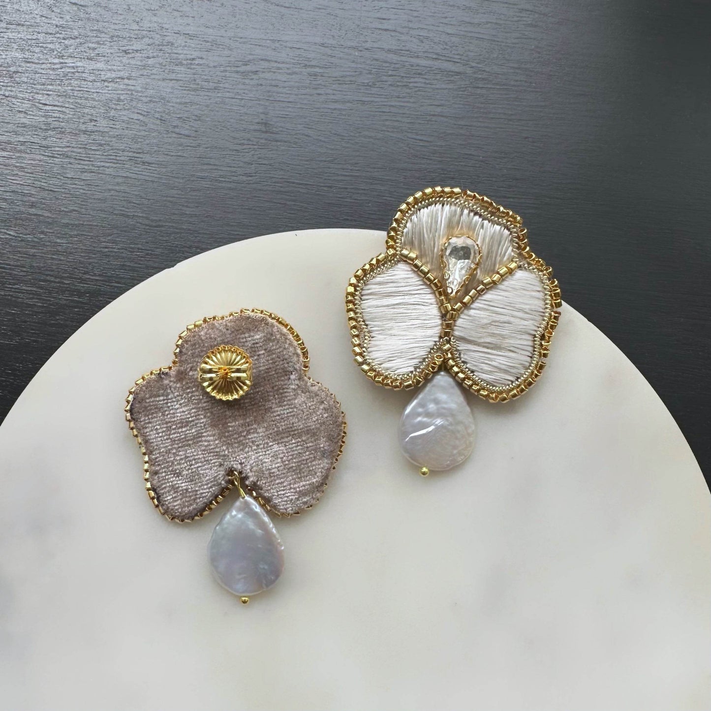 Pre-Entrega Aro Amalfi - Bordado 100% a mano - MP JOYAS