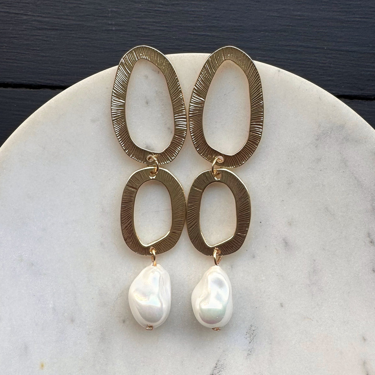 Aro Perla N°34 – Aros de perlas