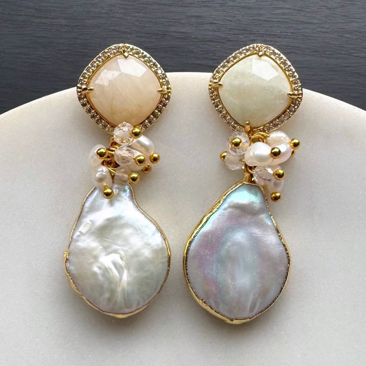 Aro Perla N°13 – Aros de perlas
