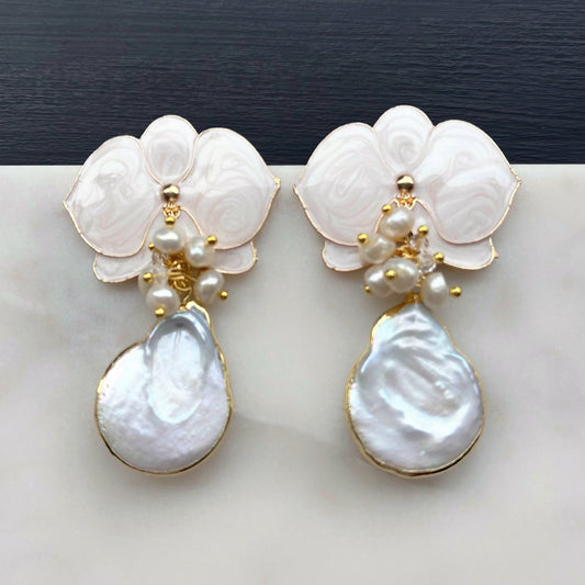 Aro Perla N°16 – Aros de perlas