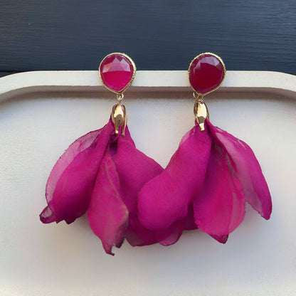 Aro Piedra N°39 – Aros de piedras con flor de género (foto 9)