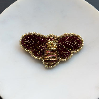 Prendedor Bordado - Abeja 01