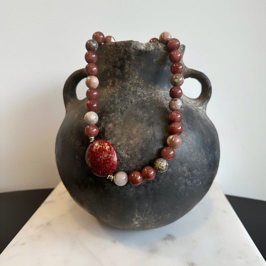 Collar Zayra - Rosado