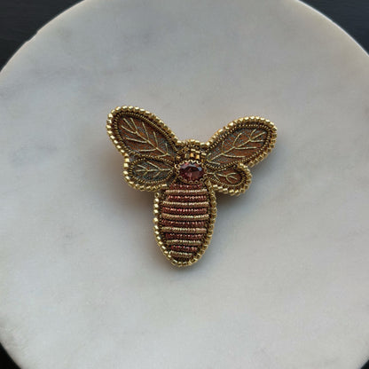 Prendedor Bordado - Abeja 05
