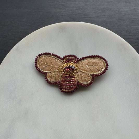 Prendedor Bordado - Abeja 11