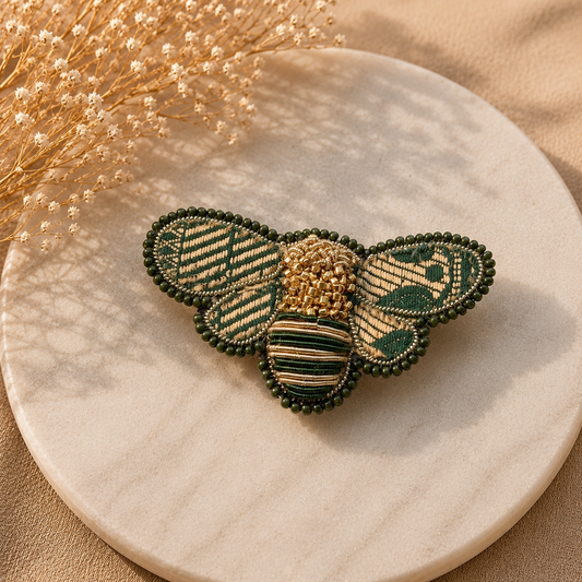 Prendedor Bordado - Abeja 04