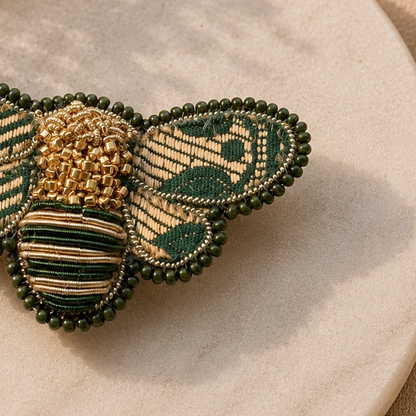 Prendedor Bordado - Abeja 04