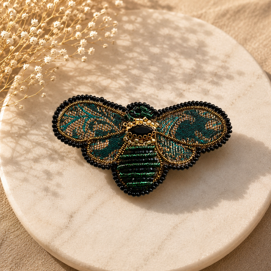 Prendedor Bordado - Abeja 03